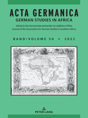 cover image of Acta Germanica